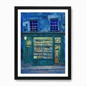 Edinburgh Book Nook Bookshop 2 Art Print