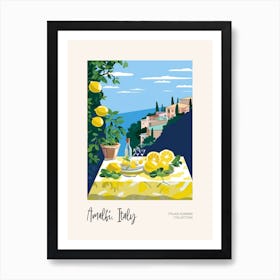 Amalfi, Italy Lemons 10 Italian Summer Collection Art Print