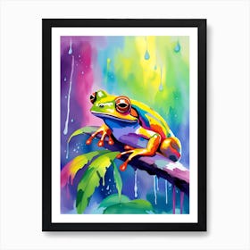 Frog Painting Art Print
