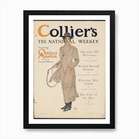 Collier's, The National Weekly, Containing Outdoor America, Edward Penfield Art Print