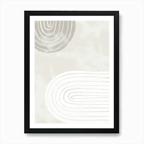 Beige Mid Century_2162393 Art Print