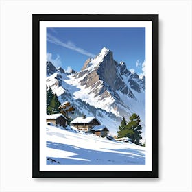 Swiss Alps Art Print