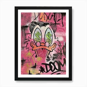 duck donlad Art Print