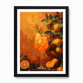 Orange Cocktail 28 Art Print