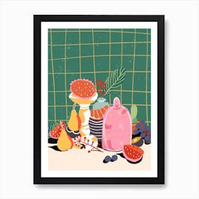 Rainbow Still Life Art Print