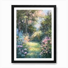  Floral Garden Reverie 1 Art Print