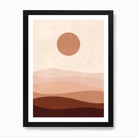 Abstract Landscape - Abstract Stock Videos & Royalty-Free Footage 5 Art Print