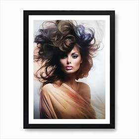 Color Photograph Of Sophia Loren Art Print