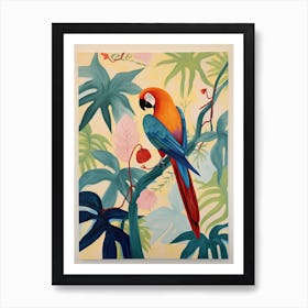 Tropical Parrot 1 Art Print