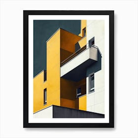 Modern Architecture Minimalist 9 Art Print