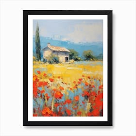 Poppies In The Field 4 Art Print