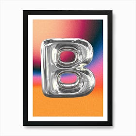 Chrome B Poster Art Print