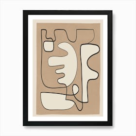 Contours of Thought 3 Art Print