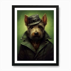 Gangster Dog Scottish Terrier 2 Art Print