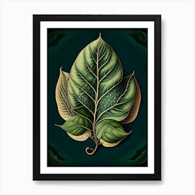 Tea Leaf Vintage Botanical 2 Art Print