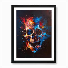 Skull Painting Art Print