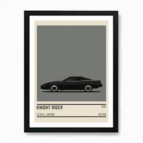 Knight Rider Tv Series Car Art Print