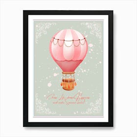 Hot Air Balloon Art Print