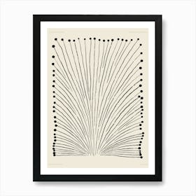 Simple art line no 72 Art Print