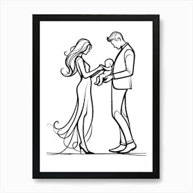 Creative Love And Relationship Illustration 49 Art Print