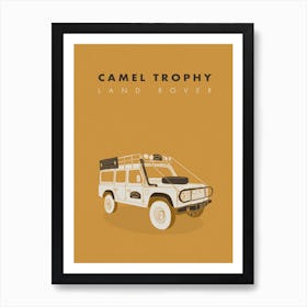 Camel Trophy Landrover Art Print