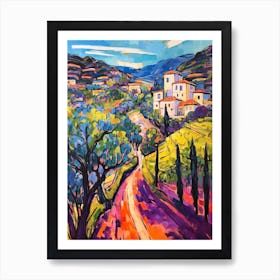 Spoleto Italy 1 Fauvist Painting Art Print