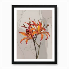 ORANGE LILY Art Print