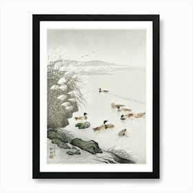 Ducks In The Water (1931), Ohara Koson Art Print