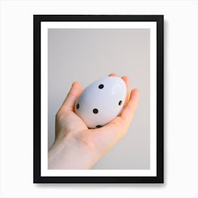 Polka Dot Egg 2 Art Print