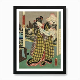 Yellow By Utagawa Kunisada (14) Art Print