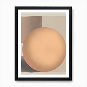 Sphere and Cylinder Art Print