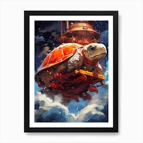 Turtle In The Sky 1 Art Print