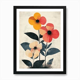 Flowers Canvas Print 2 Art Print