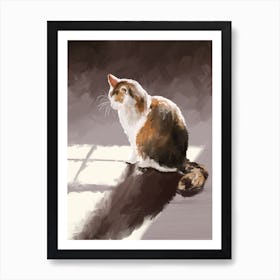 Calico Cat Art Print