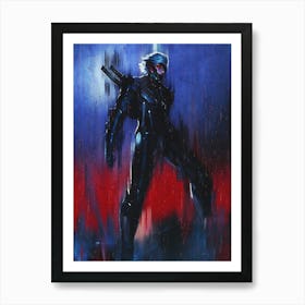 Raiden Metal Gear Rising Art Print