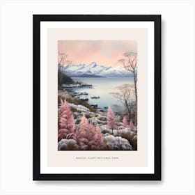 Dreamy Winter National Park Poster  Nahuel Huapi National Park Argentina 2 Art Print