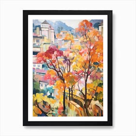 Autumn Gardens Painting Nan Lian Garden Hong Kong 2 Art Print