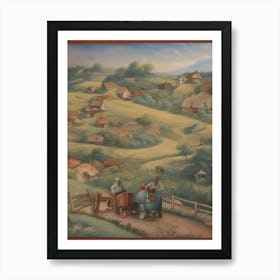 Russian Village Art Print