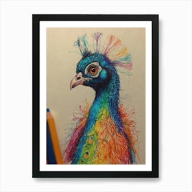 Peacock 22 Art Print