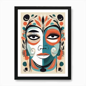 Face Of A Woman 1 Art Print