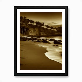 Sunset At The Beach 631 Art Print