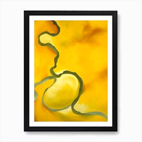 Georgia O'Keeffe - Green, Yellow and Orange Art Print