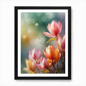 Magnolia Blossoms Art Print