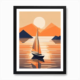 Boat Meditation Art Print