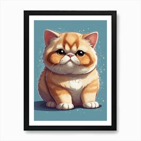 Scottish Shorthair Cat Art Print