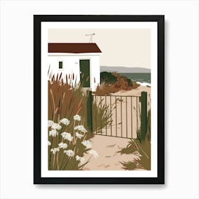 Beach House 4 Art Print