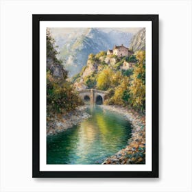 River In The Mountains 1 Art Print