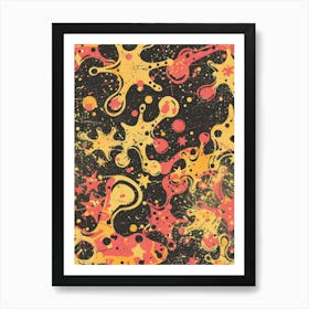 Paint Splashes 1 Art Print