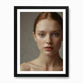 Portrait Of A Young Woman 30 Art Print