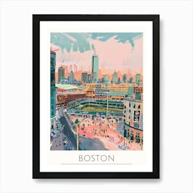 Boston Skyline Art Print